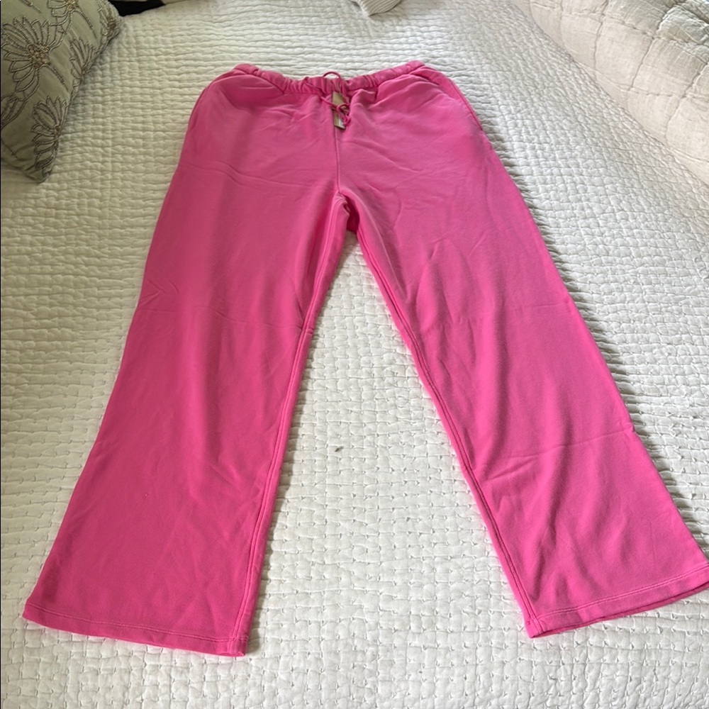 SKIMS Vibrant Pink Lounge Pants
